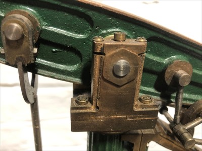 Lot 7 - A well engineered beam engine; 1inch scale live steam model of the 'Sanderson' beam engine