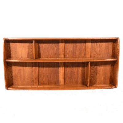 Lot 307 - Ercol elm wall shelves