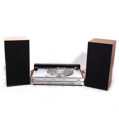 Lot 65 - Bang & Olufsen; Beocentre 3500 music system turntable and speakers.