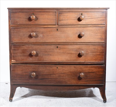 Lot 316 - Victorian mahogany chest of drawers