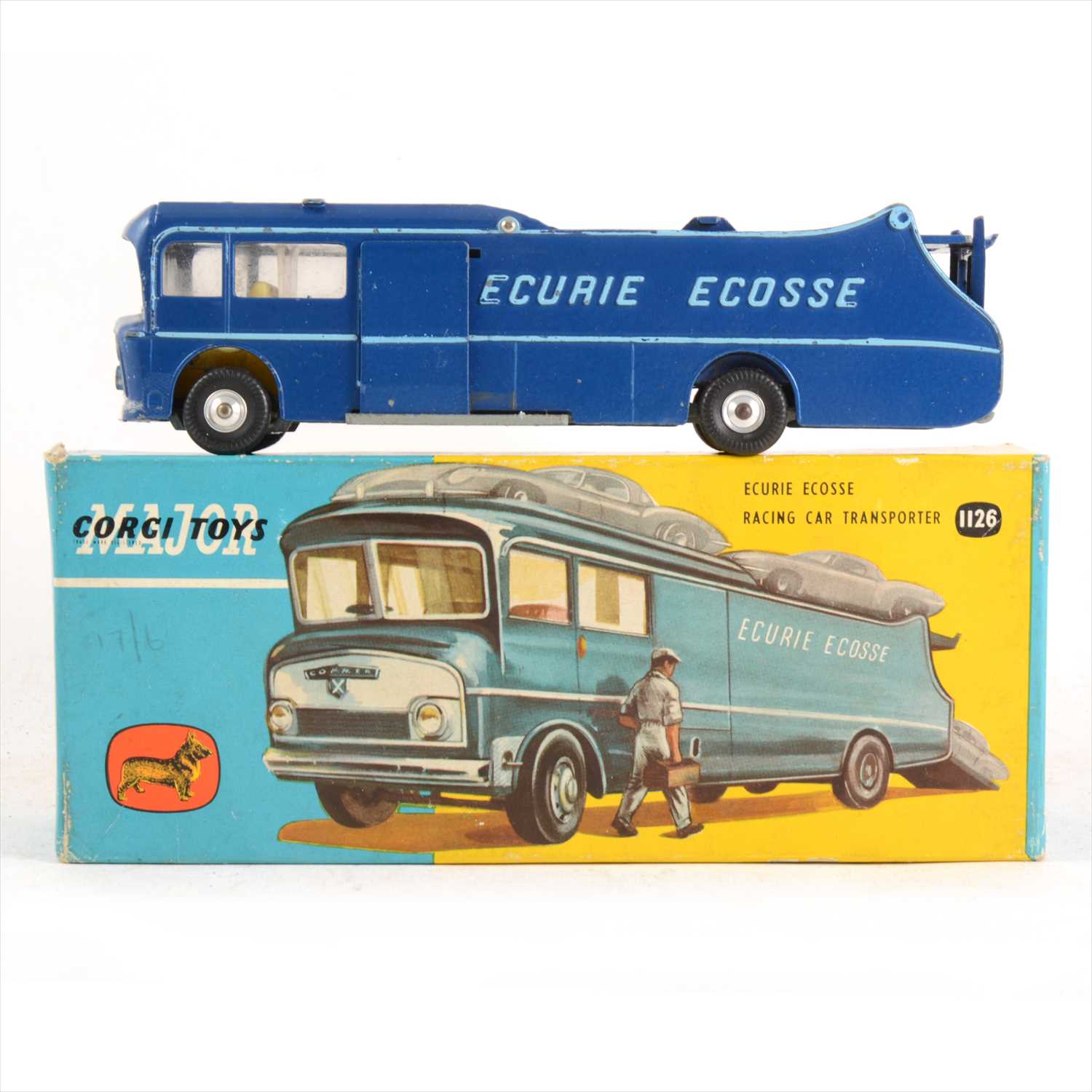 corgi major toys ecurie ecosse racing car transporter