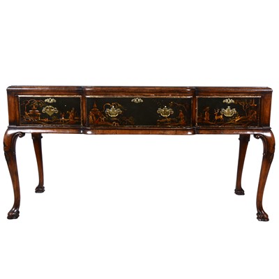 Lot 278 - A George I style walnut and Japanned sideboard, early 20th Century