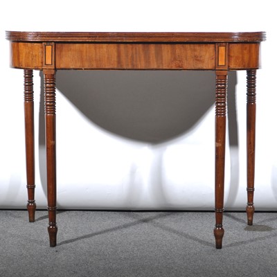 Lot 646 - A George IV mahogany tea table