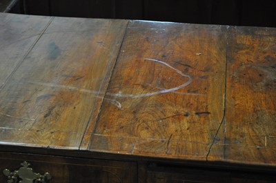 Lot 299 - A George II walnut chest of drawers