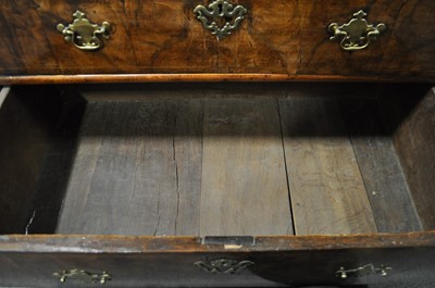 Lot 299 - A George II walnut chest of drawers