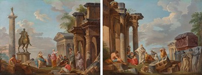 Lot 206 - Attributed to Giovanni Paolo Panini