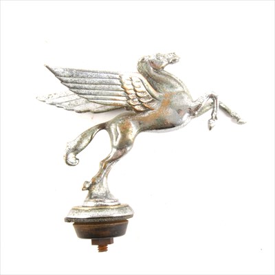 Lot 149 - A nickel plated Pegasus car mascot