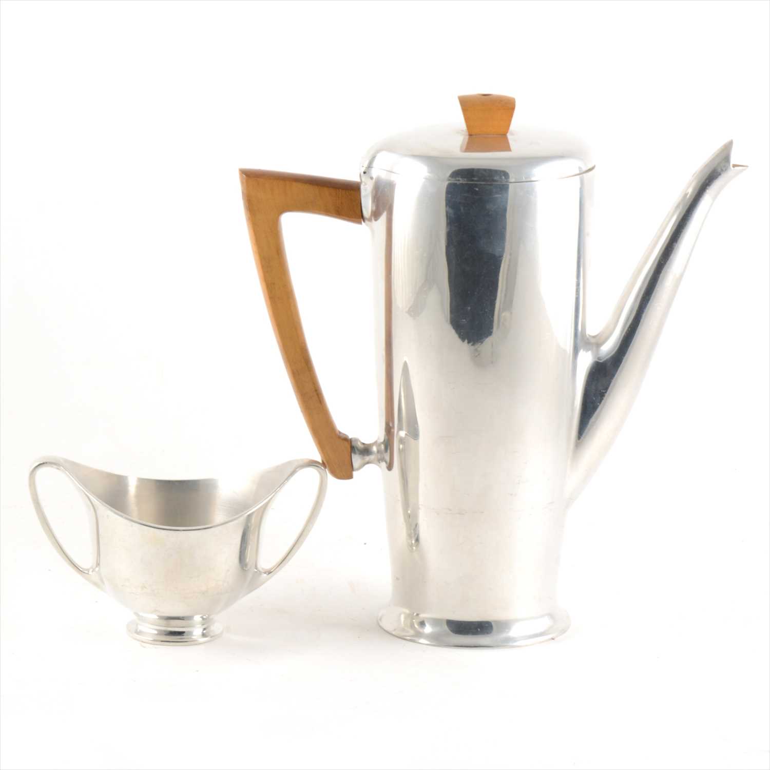 Lot    Large Picquot ware coffee pot, by repute