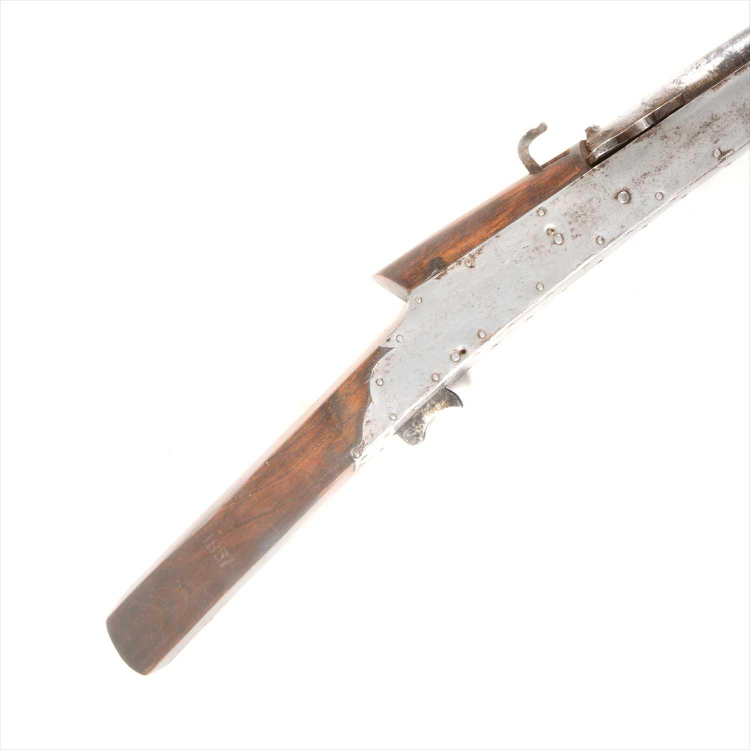 Lot 144 - Indian Matchlock gun,