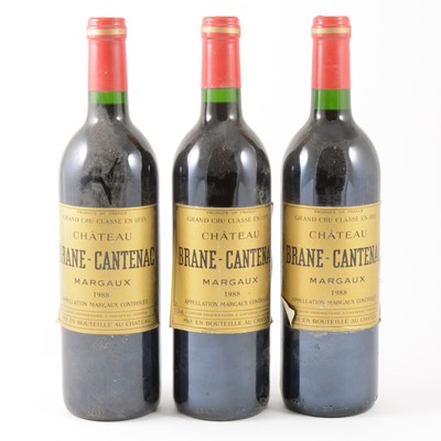 Lot 295 - Château Brane-Cantenac, Margaux, 1988