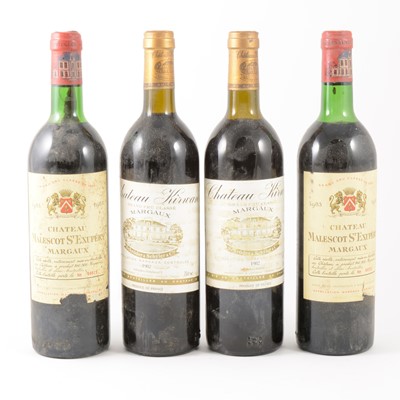 Lot 296 - Ch Malescot St Exupery, Margaux, 1983; Ch Kirwan, Margaux, 1982.