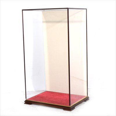 Lot 141 - A glass display case