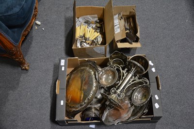 Lot 232 - Large collection of silver plated ware