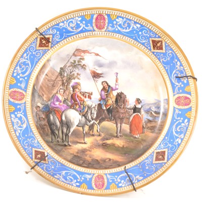 Lot 64 - Continental porcelain plaque