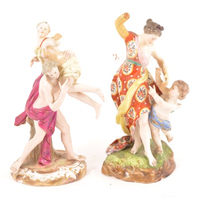 Lot 63 - Meissin model and Derby style group