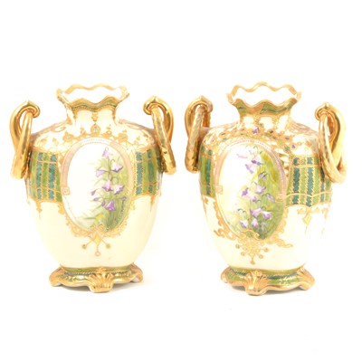 Lot 72 - Pair of Noritake vases