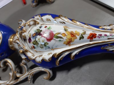 Lot 66 - Pair of Coalport Coalbrookdale ewers