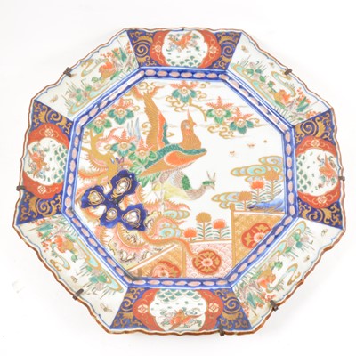 Lot 59 - Japanese Imari octagonal charger