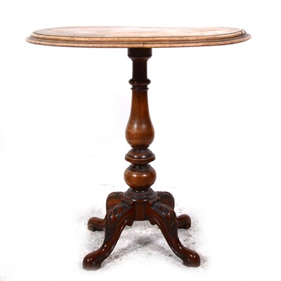 Lot 108 - A Victorian walnut occasional table