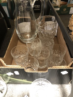 Lot 63 - Two boxes of table glassware