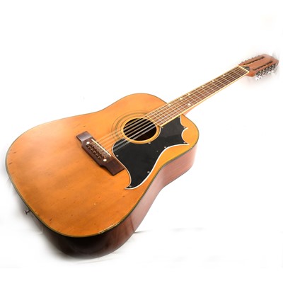 Lot 120A - A 12-string acoustic guitar.