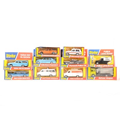 Lot 163 - Dinky Toys; ten window box examples, all boxed.