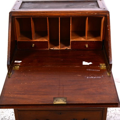 Lot 97 - An Edwardian inlaid mahogany bureau bookcase