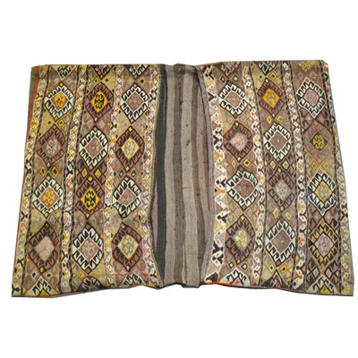 Lot 1611 - A pair of Afghan flat-weave saddle-bags