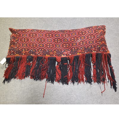 Lot 495 - An Afghan flat-weave bag face