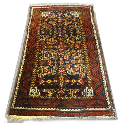 Lot 408 - A Caucasian rug