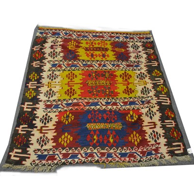 Lot 406 - A Kelim flatweave rug