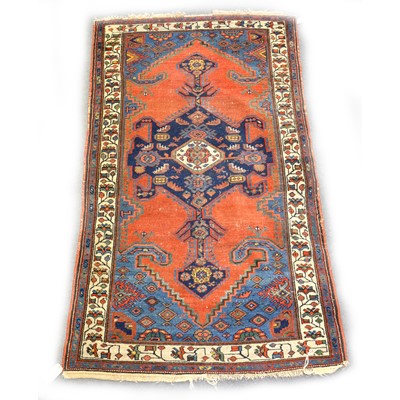 Lot 414 - A Caucasian rug