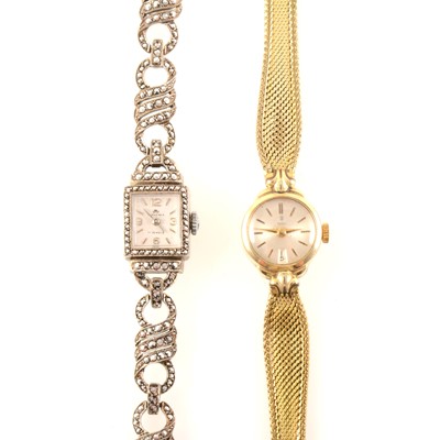 Lot 401 - Tudor, Bucherer - two wrist watches, lady's.