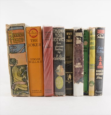 Lot 67 - Two boxes of books including crime fiction