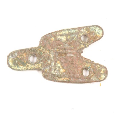 Lot 162 - A collection of seven Chinese archaic style cast metal artefacts