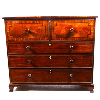 Lot 69 - A William IV mahogany chest of drawers