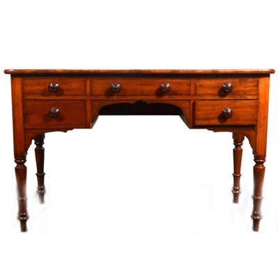 Lot 1591 - A Victorian mahogany hall table