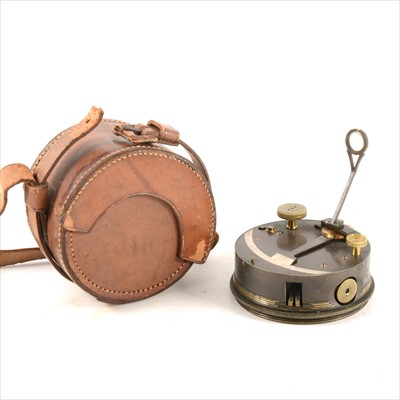 Lot 157 - A small instrument possibly theodolite in leather case.