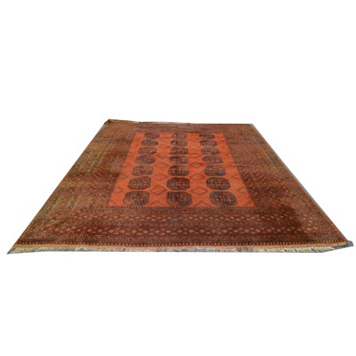 Lot 187 - An Afghan carpet