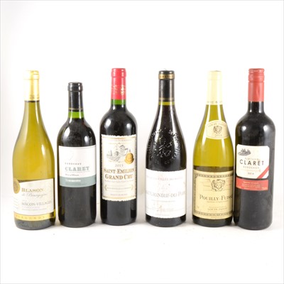 Lot 248 - Assorted table wine and spirits