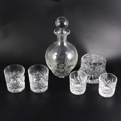 Lot 67 - A collection of cut crystal glass, including Stuart, Edinburgh, Galaxy and Krosno