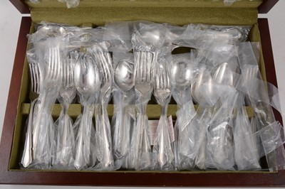Lot 94 - A canteen of stainless steel cutlery by H Housley & Sons.