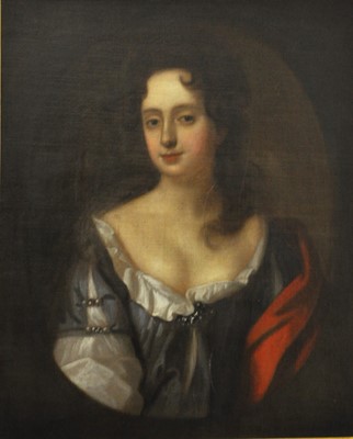 Lot 241 - Follower of Sir Godfrey Kneller, A lady