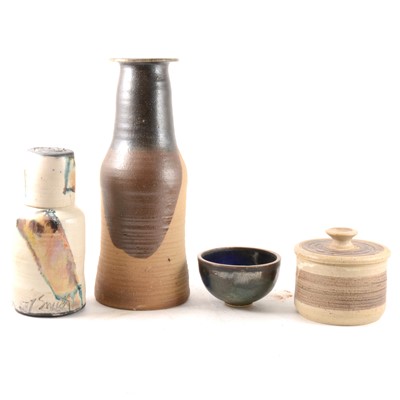 Lot 1048 - One box of Studio pottery items