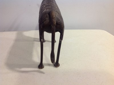 Lot 126 - A bronze sulpture of a cow