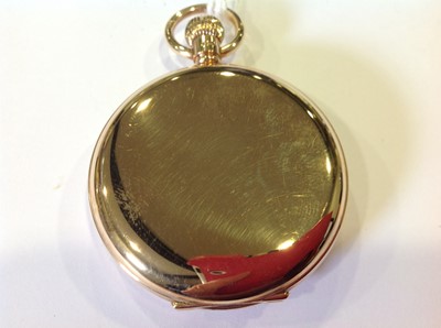 Lot 187 - J W Benson London - a 9 carat yellow gold full hunter pocket watch