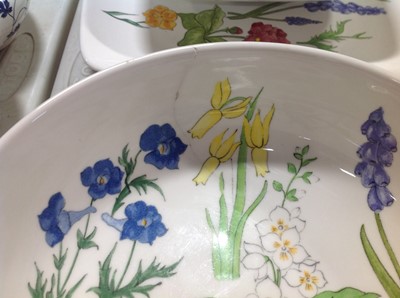 Lot 45 - A contemporary Italian dinner service, floral decoration.