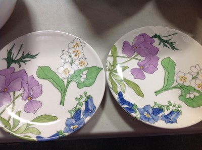 Lot 45 - A contemporary Italian dinner service, floral decoration.