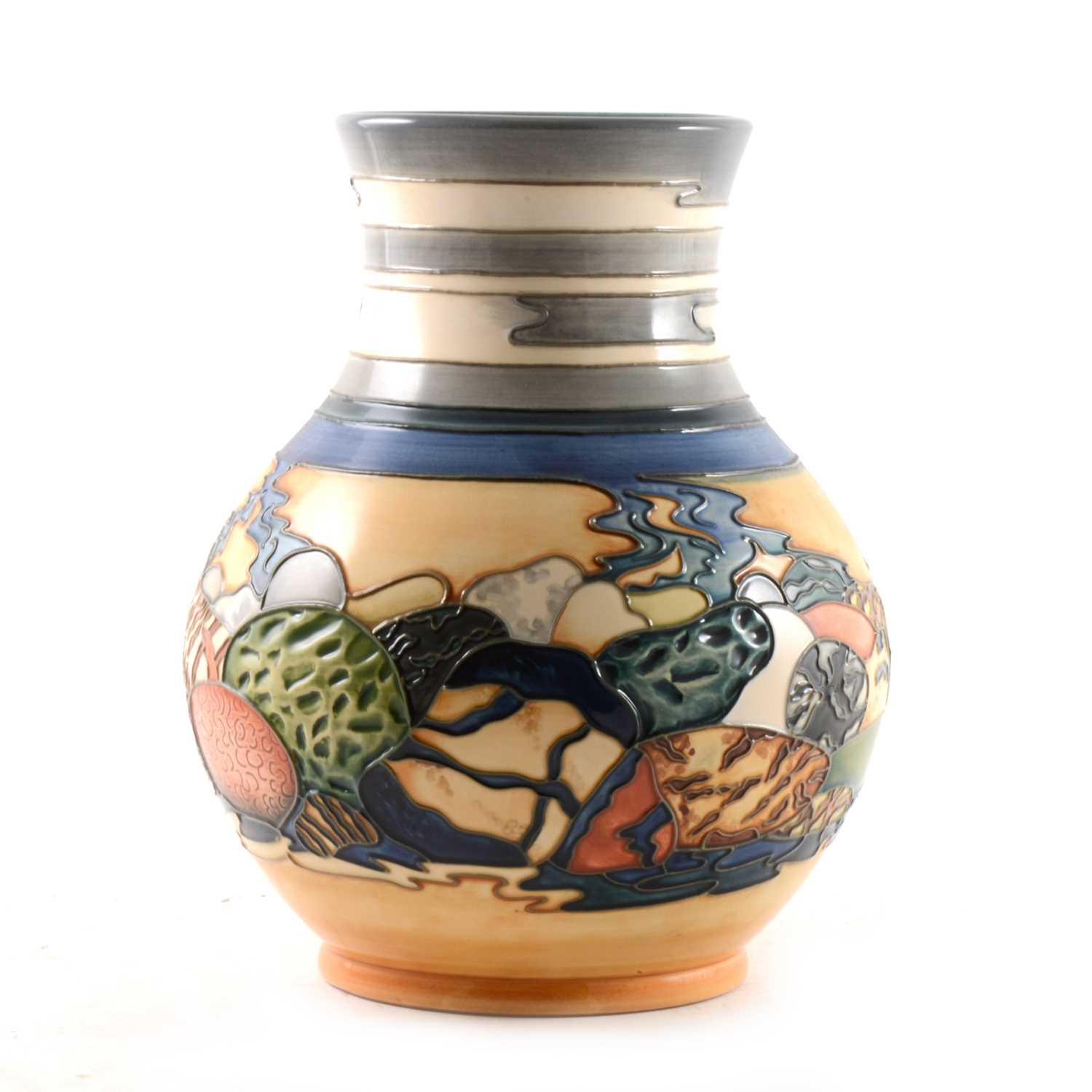 Lot 6 - A Moorcroft Pottery Collector's Club vase, 'Rocky Shore' design