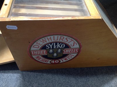 Lot 158 - Table top display case, Dewhurst's Sylko